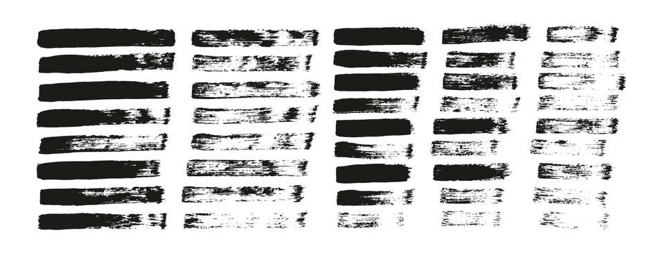 Flat Paint Brush Thin Straight Lines High Detail Abstract Vector Background イラスト素材