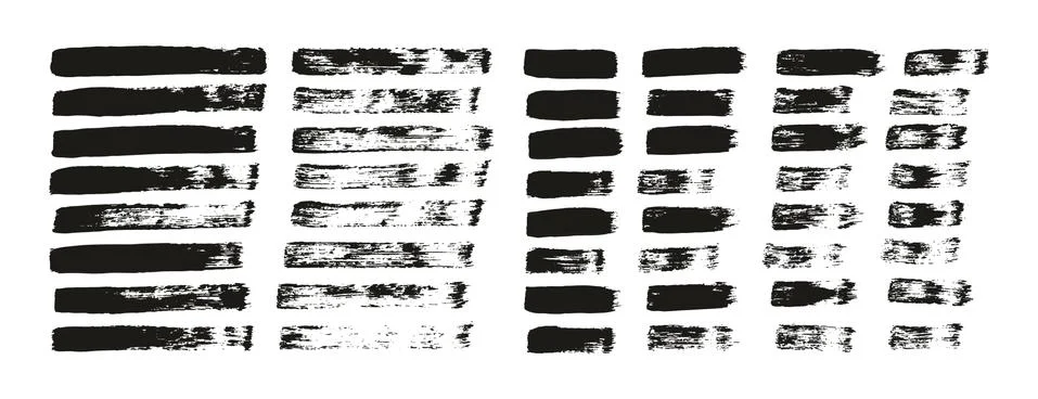 Flat Paint Brush Thin Straight Lines High Detail Abstract Vector Background 스톡 일러스트