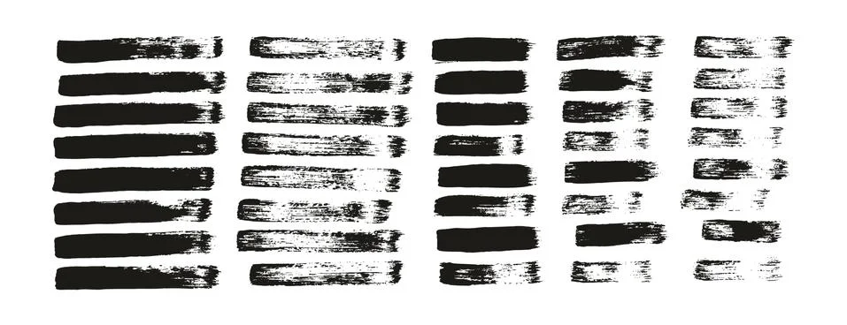 Flat Paint Brush Thin Straight Lines High Detail Abstract Vector Background 스톡 일러스트
