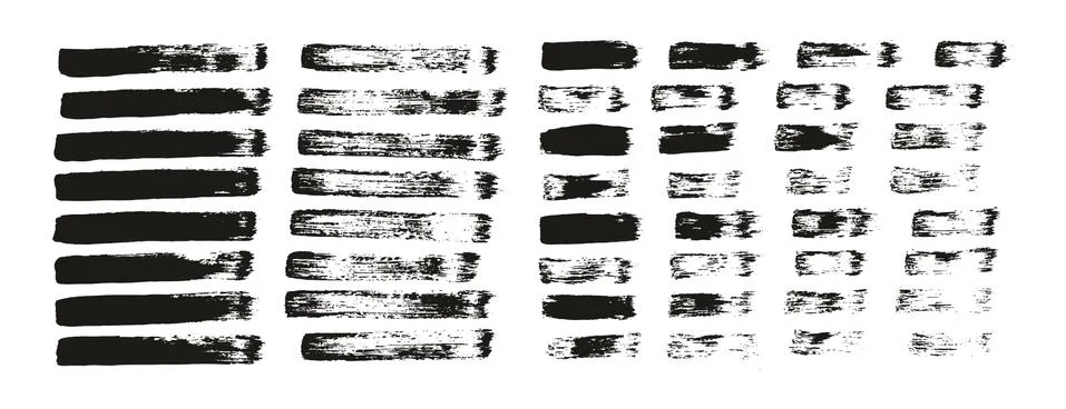 Flat Paint Brush Thin Straight Lines High Detail Abstract Vector Background 스톡 일러스트
