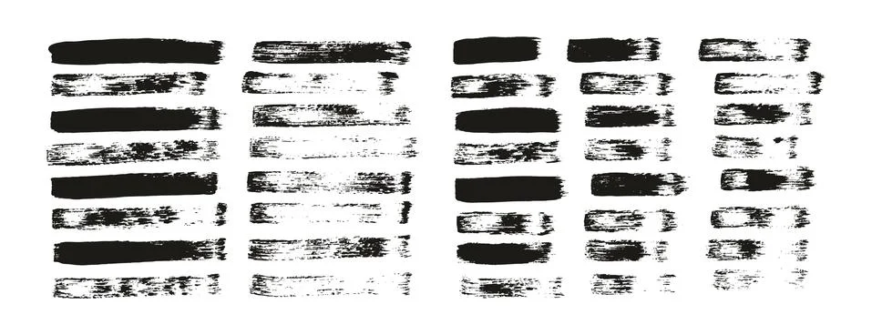 Flat Paint Brush Thin Straight Lines High Detail Abstract Vector Background Stockillustratie