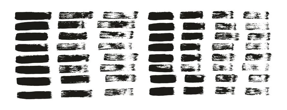 Flat Paint Brush Thin Straight Lines High Detail Abstract Vector Background Stockillustratie