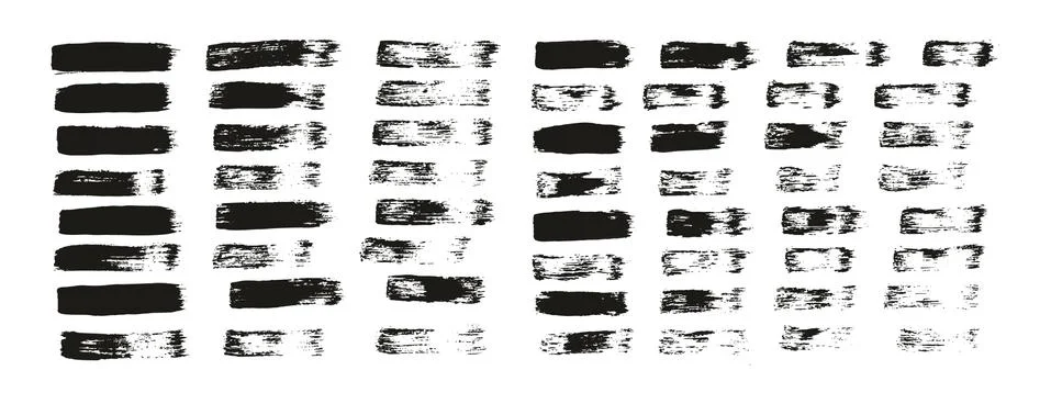 Flat Paint Brush Thin Straight Lines High Detail Abstract Vector Background Stock Illustration