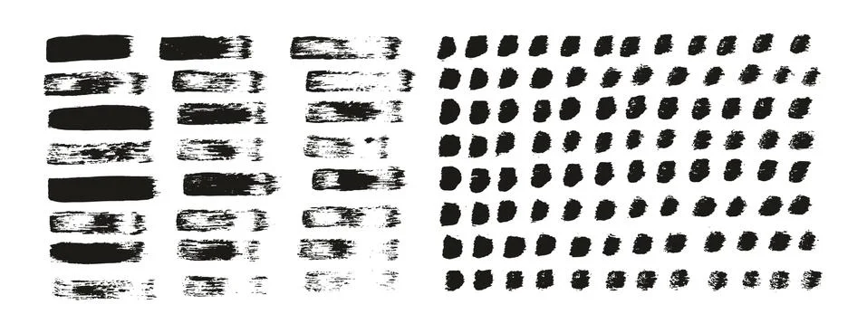 Flat Paint Brush Thin Straight Lines High Detail Abstract Vector Background Illustrazione stock