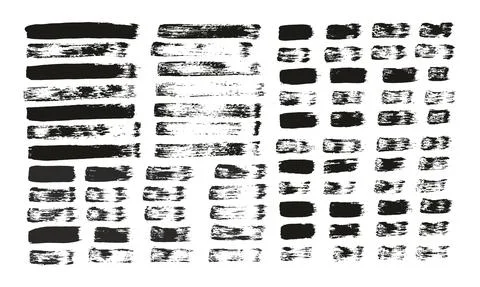 Flat Paint Brush Thin Straight Lines High Detail Abstract Vector Background Stockillustratie