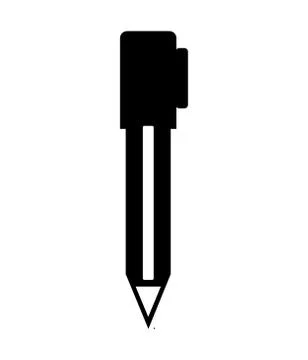 Flat pen icon design vector Stock Illustration