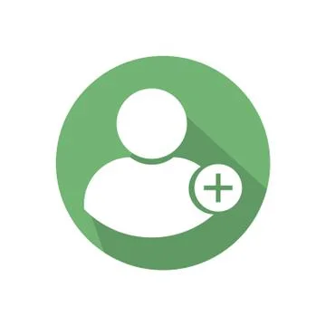 Flat people icon vector illustration on color background Stock Illustration