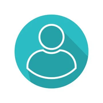 Flat people icon vector illustration on color background Stock Illustration