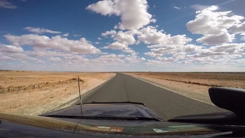 Flat plains Desert Stock Footage 267661222