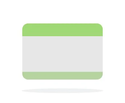 Flat plastic jar cream vector flat material design isolated object on white Stock Illustration