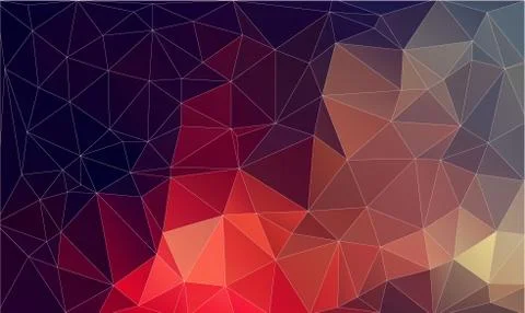 Flat plygonal abstract background Stock Illustration