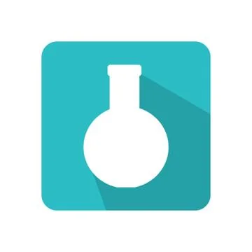 Flat pot icon vector illustration with color background Stock Illustration