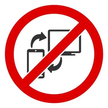 Flat Raster No Data Exchange Icon Stock Illustration