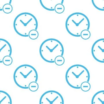 Flat remove time pattern イラスト素材