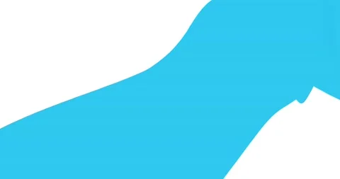 Flat ribbon loop background Stock Footage 219413192