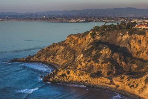 Flat Rock Point at Sunset Foto stock