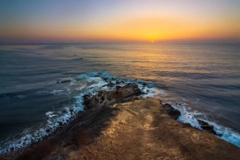 Flat Rock Point Sunset Foto stock