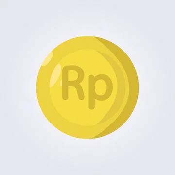 Flat rupiah icon vector illustration design Stock Illustration
