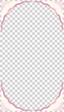 Flat scalloped frame featuring pink white layers with lace dot grid patterns and Stock Illustration