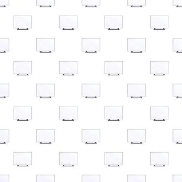 Flat screen computer monitors repeating seamless pattern background 스톡 일러스트