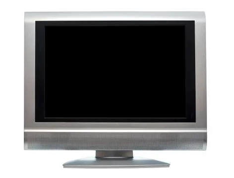 Flat Screen LCD Television Set Stock Photos