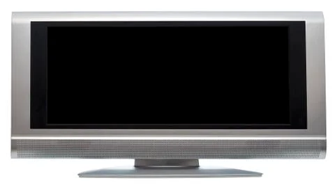Flat Screen LCD Television Set Foto stock