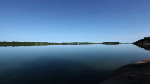 Flat Sea 库存影片 38793877