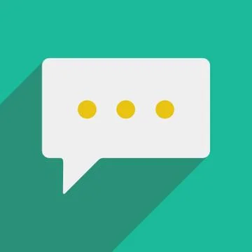 Flat with shadow icon and mobile applacation information thought Stock Illustration