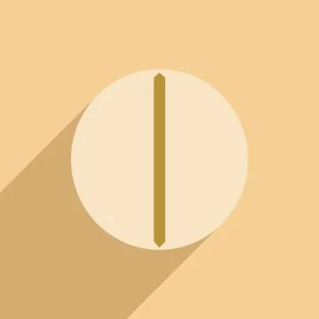 Flat with shadow icon and mobile application pharmaceutical product Stock Illustration