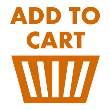 Flat shopping cart Button. Vector icon with text Add to Cart isolated on wh.. Stock Illustration