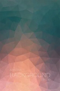 Flat simple abstract background with dust triangle shapes Stock Illustration
