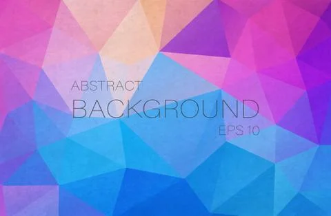 Flat simple abstract background with dust triangle shapes Stock Illustration