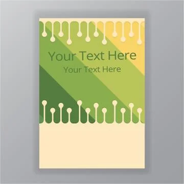 Flat simplified drops Stock Illustration