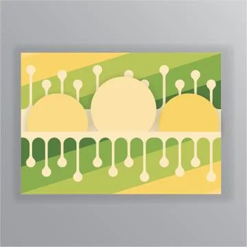 Flat simplified drops Stock Illustration