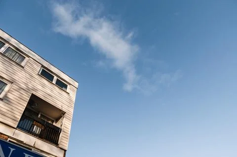 Flat in the sky Stock Photos