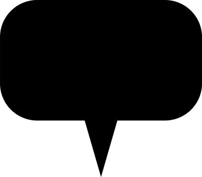 Flat Speech Bubble. Talk bubble. Speak bubble text, chatting box, Empty mes.. Stock Illustration