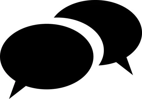 Flat Speech Bubble. Talk bubble. Speak bubble text, chatting box, Empty mes.. Stock Illustration