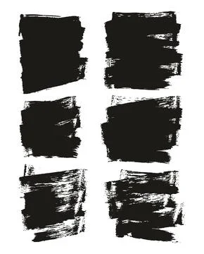 Flat Sponge Thin Artist Brush Short Background High Detail Abstract Vector Stock Illustration