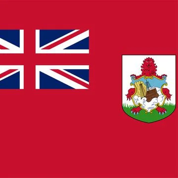 Flat Square Country  Flag Button Vector Stock Illustration