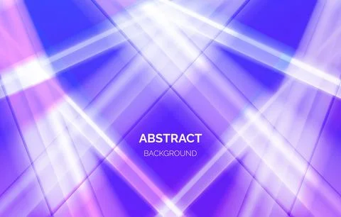 Flat squire style modern creative abstract and neon style white with blue Stock Illustration