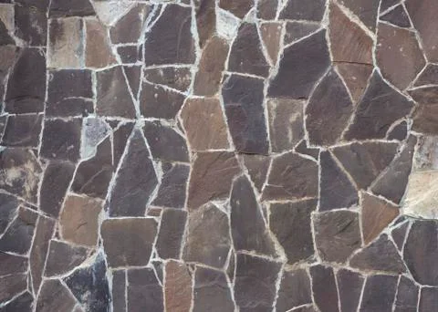 Flat stone wall Stock Photos