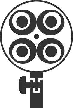 Flat studio reflector icon on the tripod. Stock-Illustration