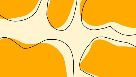 Flat style abstract shapes background Stock Illustration