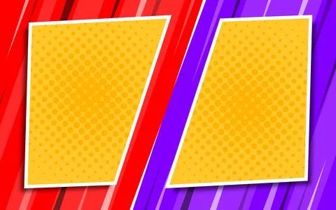 Flat style battle screen design vector illustration. A battle screen for ba.. Stock Illustration