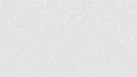 Flat Style Christmas Snowflakes Background Stock After Effects