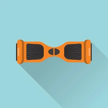 Flat style gyroscope icon Stock Illustration