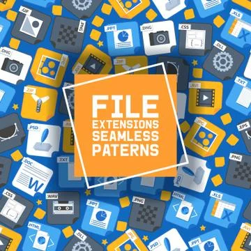 Flat style icon set seamless pattern vector illustration. Audio, song, voice 스톡 일러스트