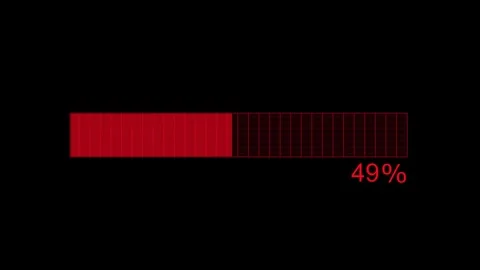 Flat Style Minimal Loading Animation with Soft Progress Bar Fill Stock Footage 310207586