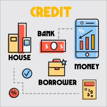 Flat style, thin line art design. Set of application ecommerce business of Stock Illustration