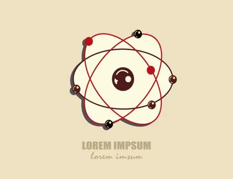 Flat styled vector emblem. Stock Illustration